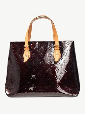 Louis Vuitton Brentwood Amarante Monogram Vernis Leather Tote